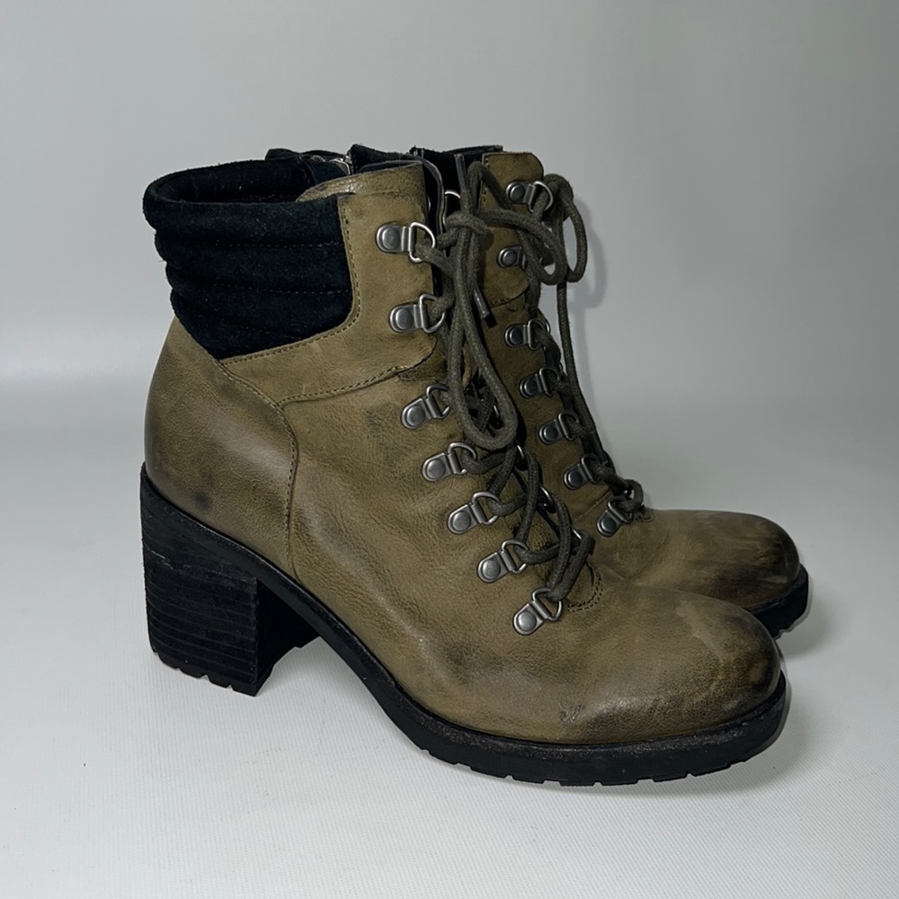 Kork-Ease Diana Heeled Ankle Boots - sz 7.5